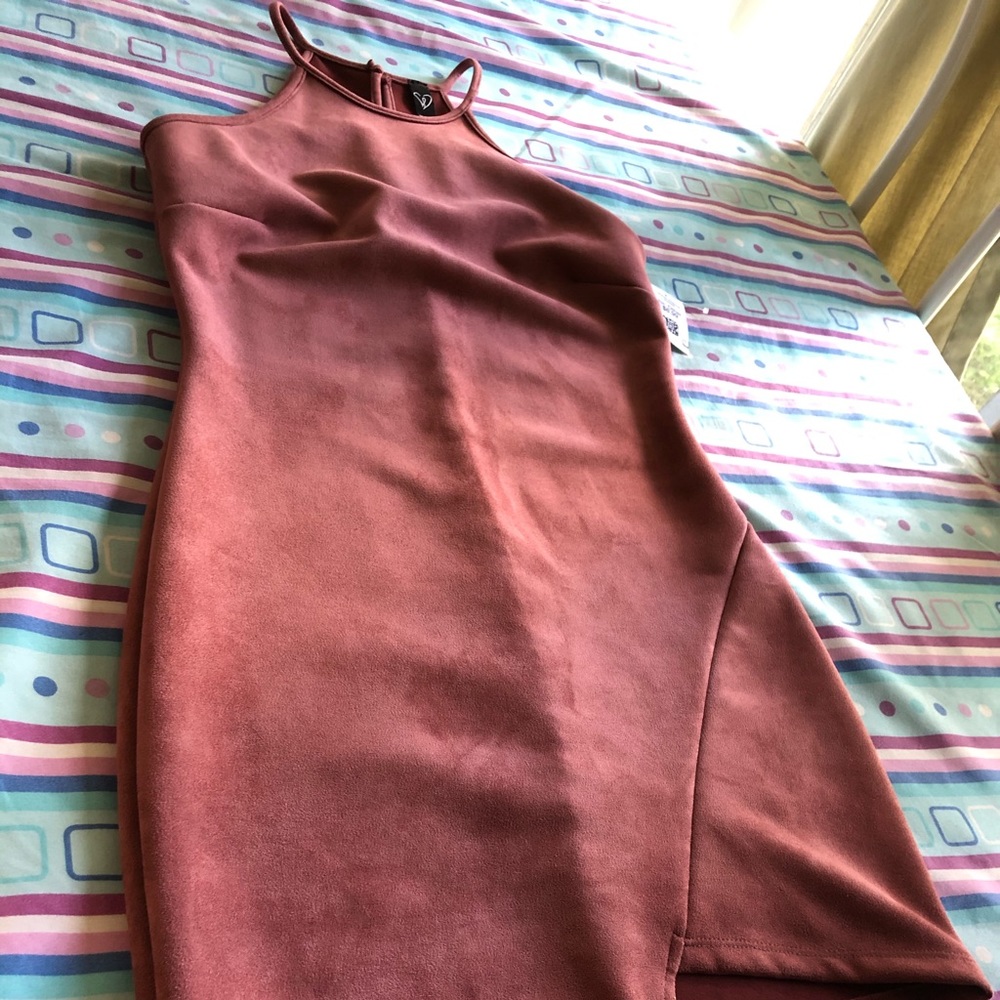 Windsor velvet mini dress